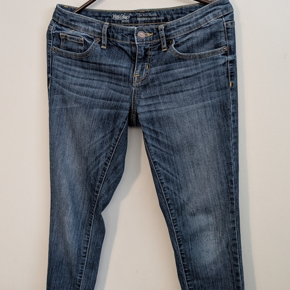 Mossimo Supply Co Blue Skinny Jeans